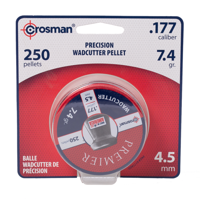 Пуля пневматическая CROSMAN WADCUTTER 4,5мм, 7,4гр (250 шт.) 00000033 Пуля пневматическая CROSMAN WADCUTTER 4,5мм, 7,4гр (250 шт.) 00000033